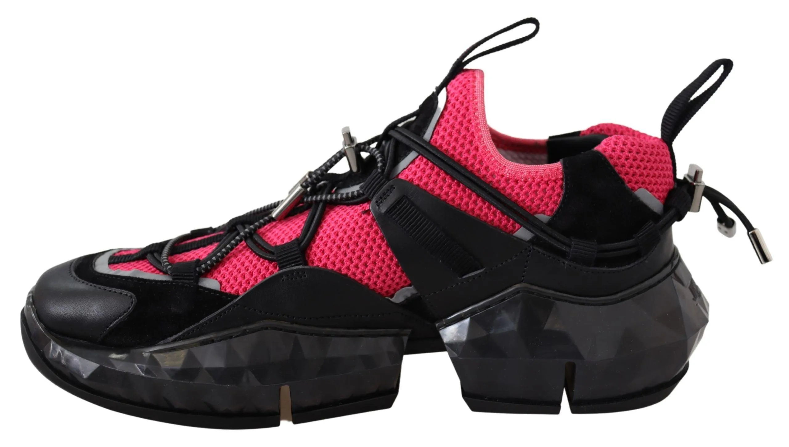 Jimmy Choo Diamond Black Pink Sneakers