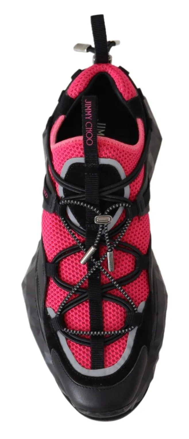 Jimmy Choo Diamond Black Pink Sneakers