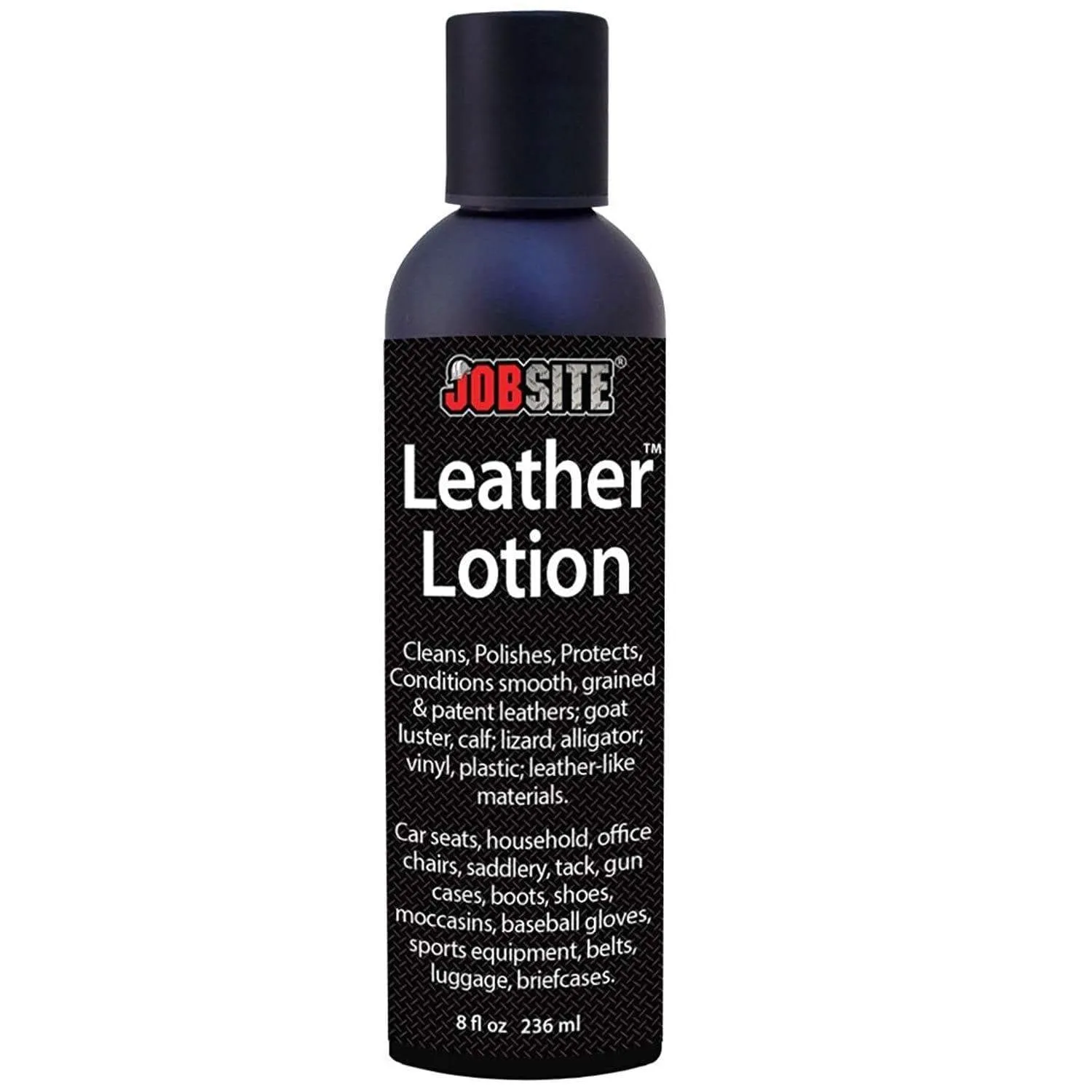 JobSite Premium Leather Lotion Softener & Conditioner- Cleans, Polishes, Protects - 8 oz