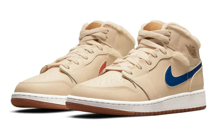 Jordan 1 Mid Utility Fleece, Pearl White