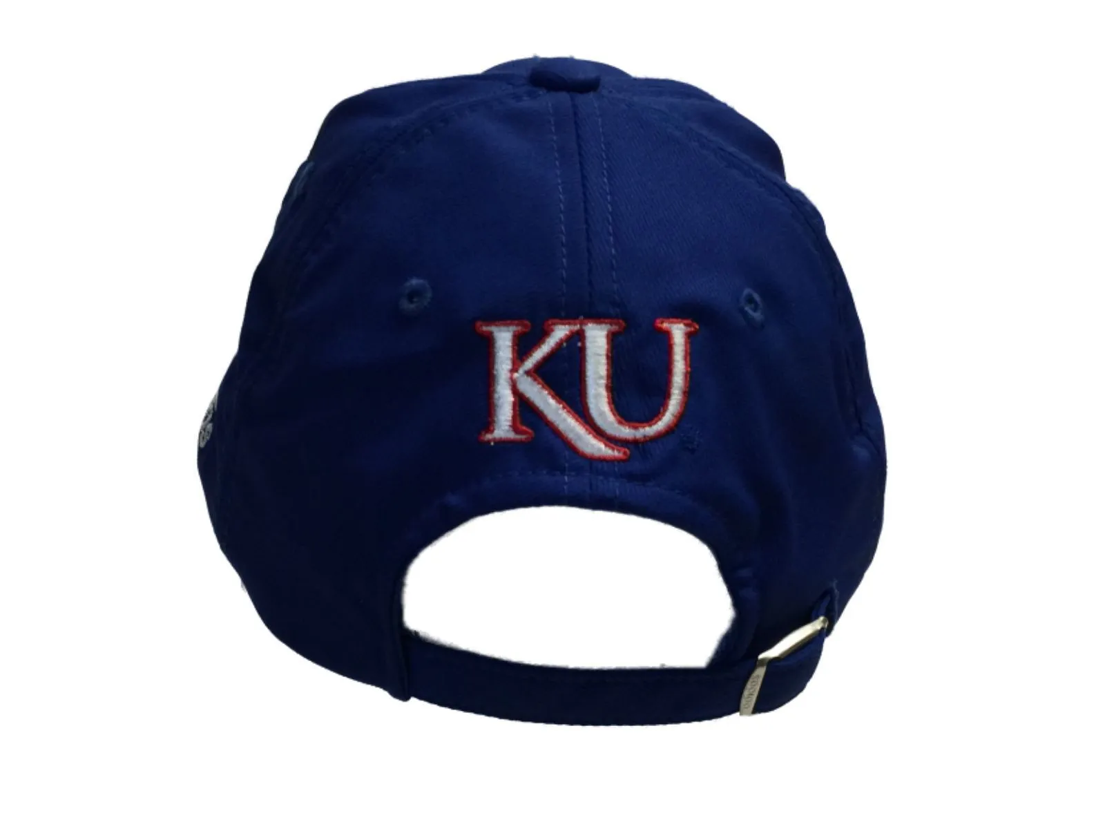 Kansas Jayhawks Adidas Blue Climalite Slouch Adjustable Strap Hat Cap