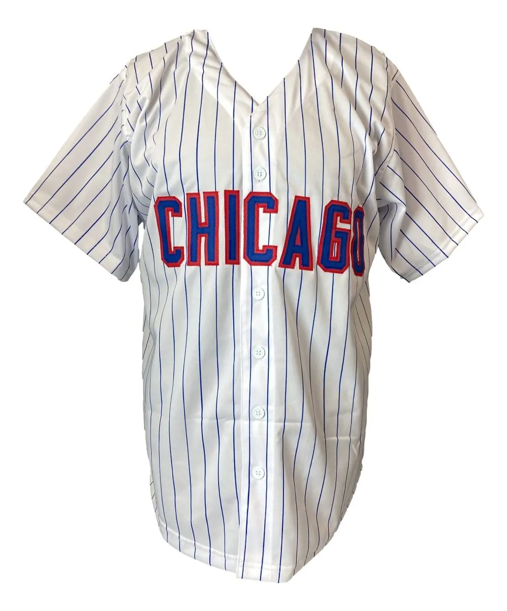 Kyle Schwarber Chicago Signed White Baseball Jersey BAS