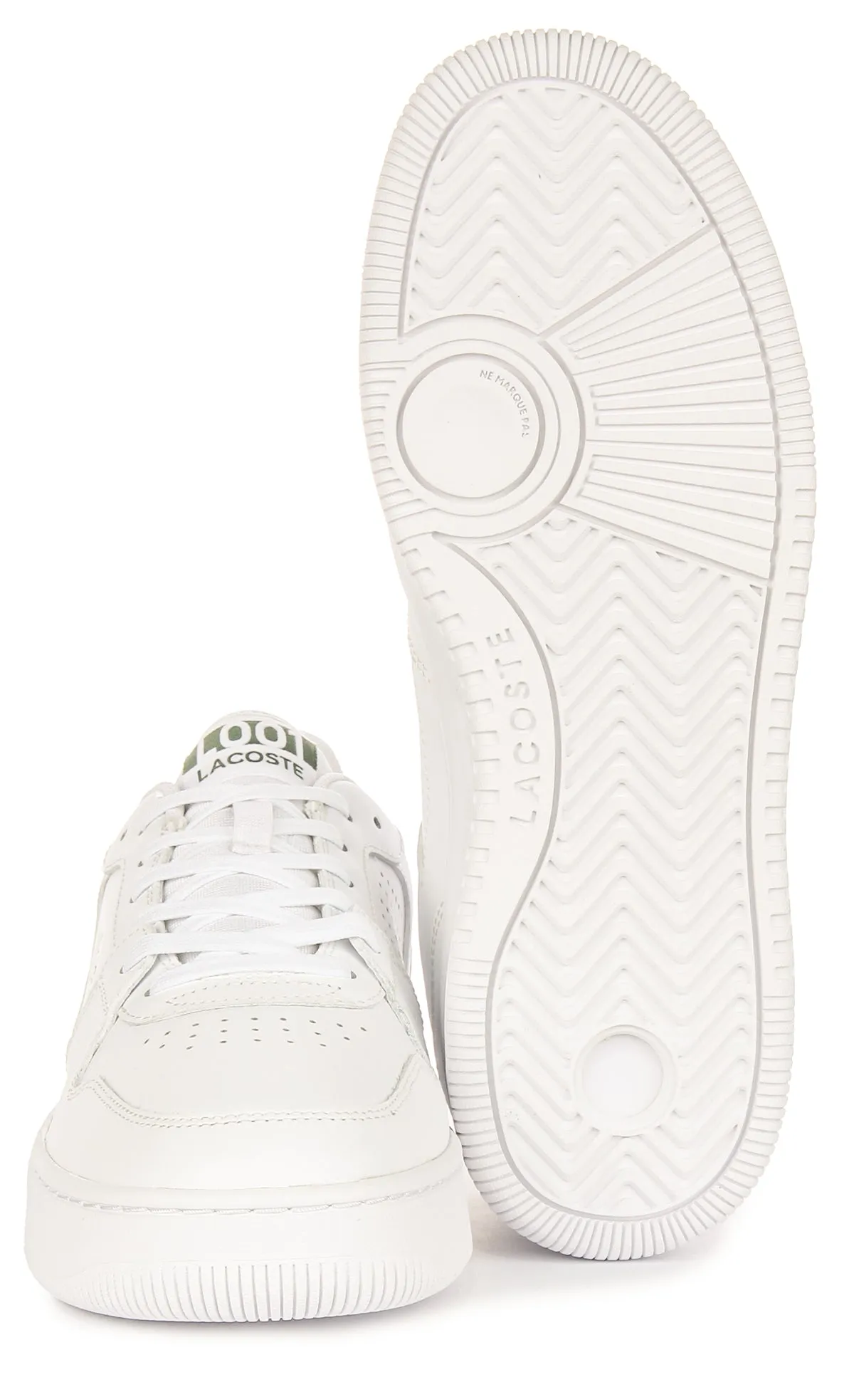 Lacoste L001 St 224 In White Green For Men