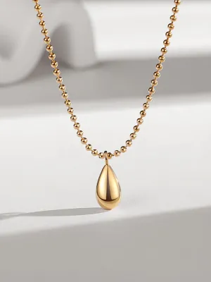 Larissa - Simple Water Drop Pendant Necklace