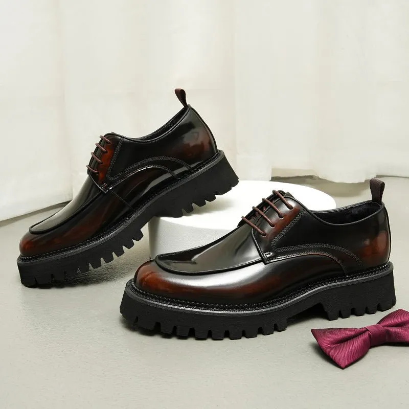 LeatherLux Classy Oxford Dress Shoes