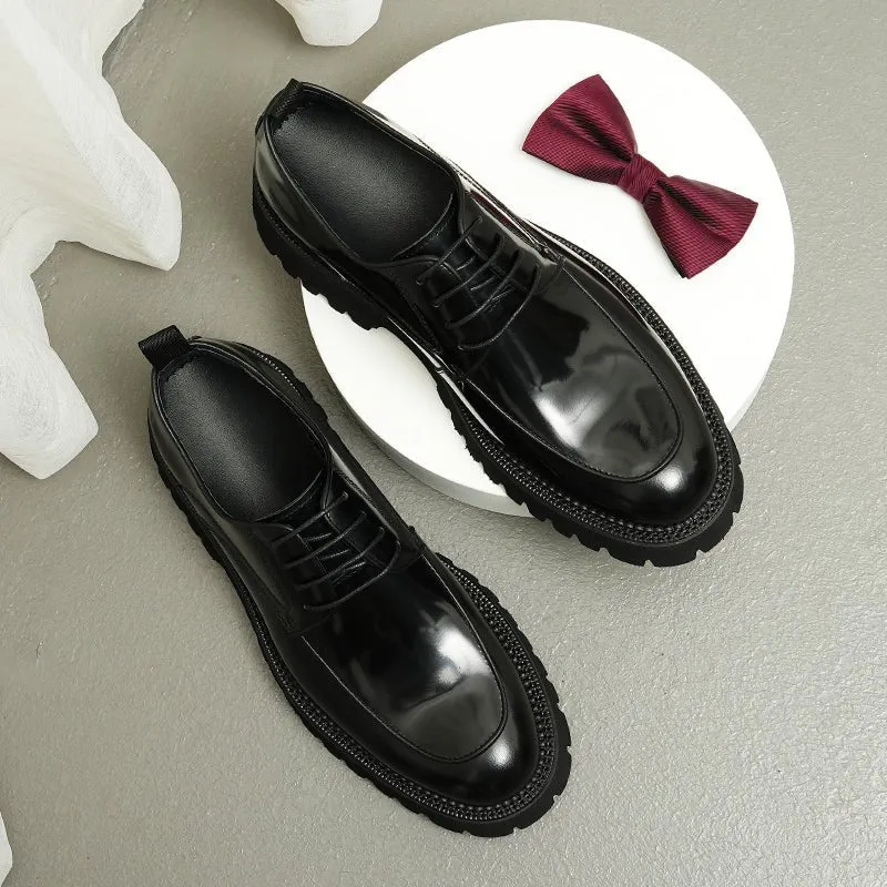 LeatherLux Classy Oxford Dress Shoes