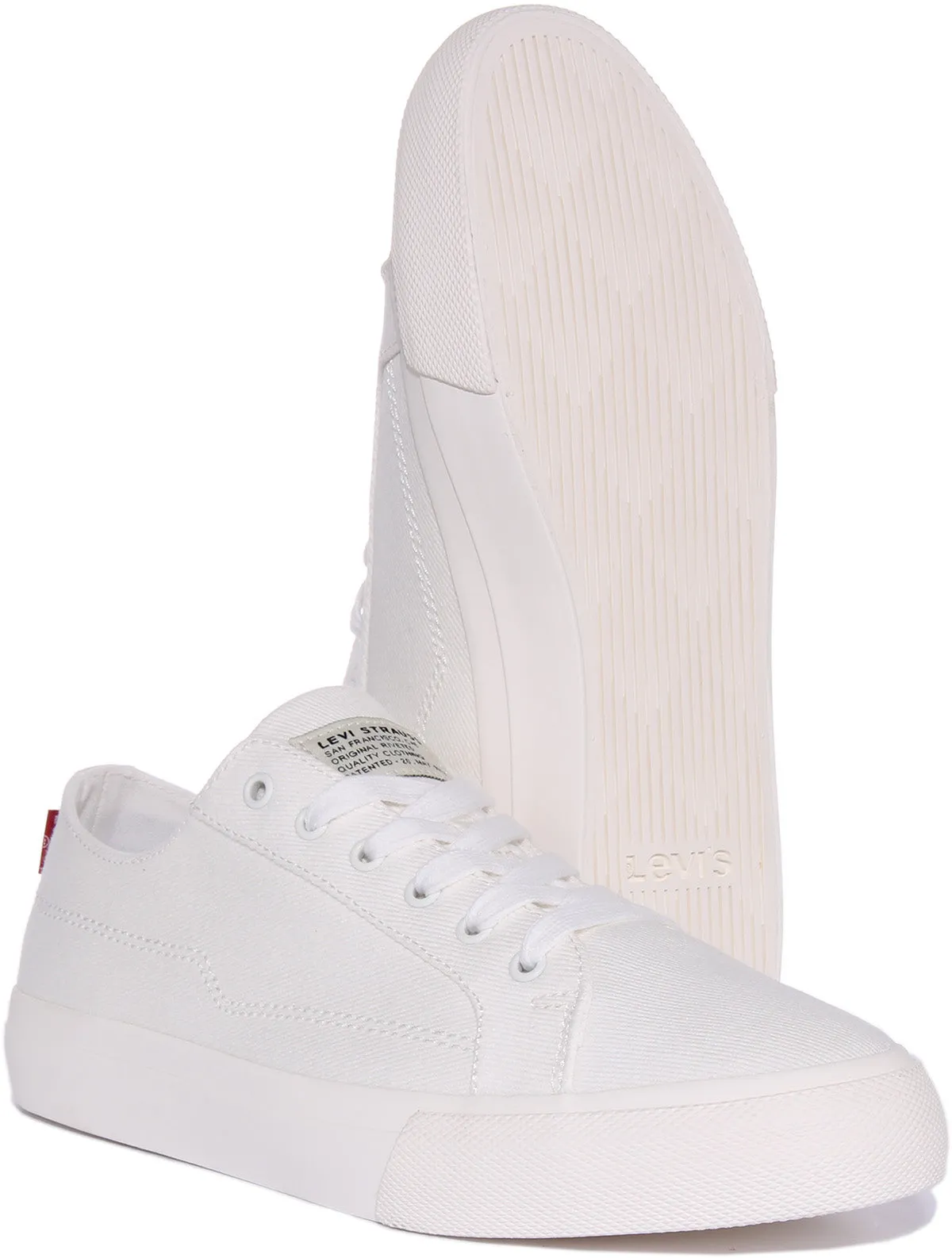 Levi Decon Lace In White For Men