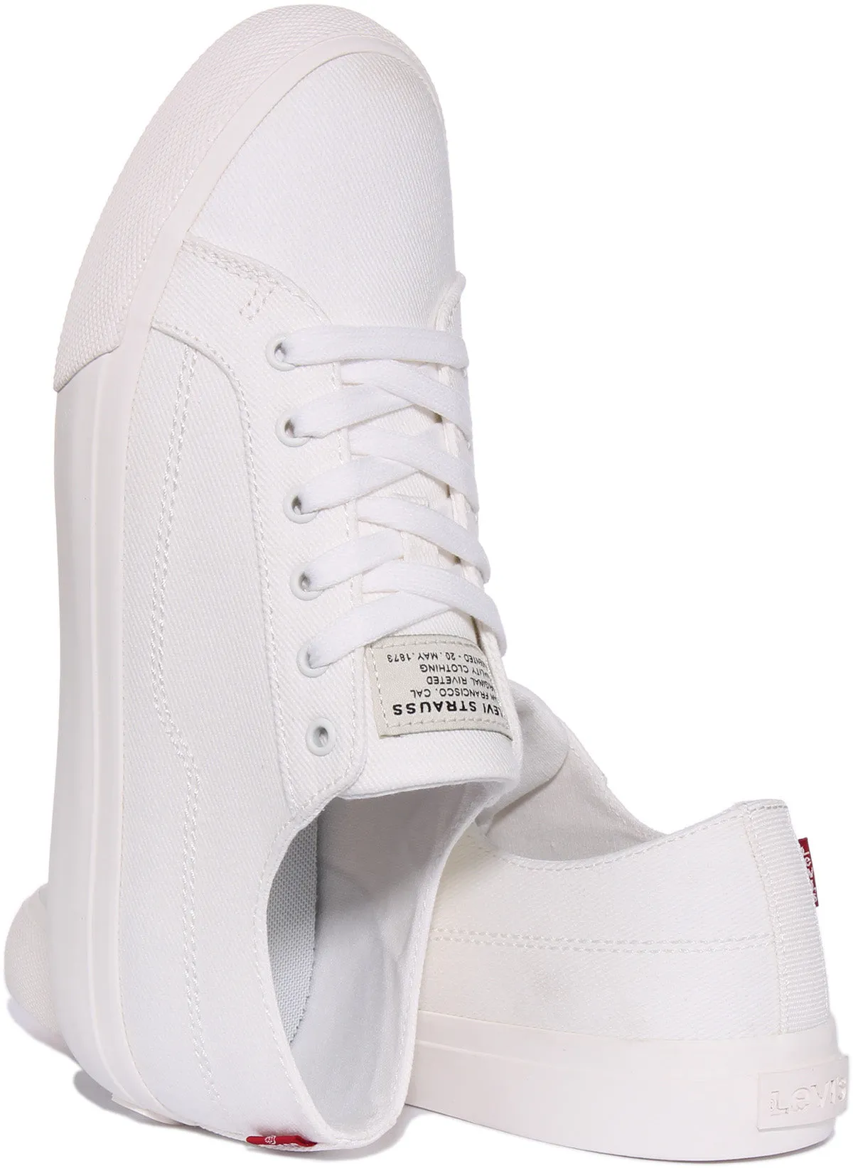 Levi Decon Lace In White For Men