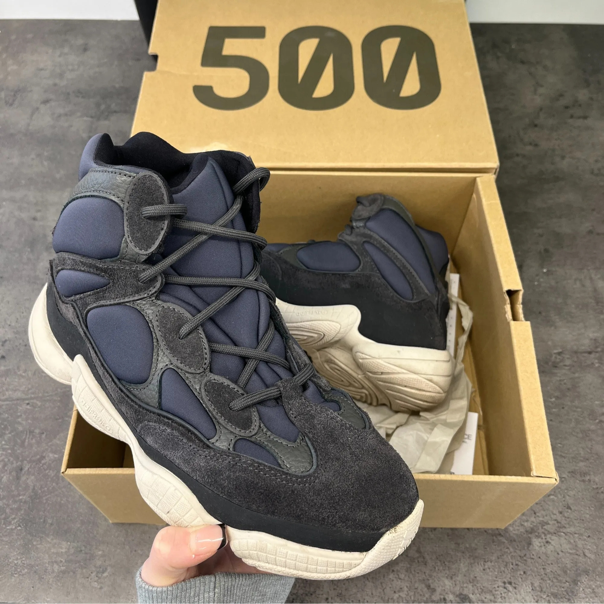 Men's 500 Low Trainers Navy Size EU 42.5 / UK 8.5