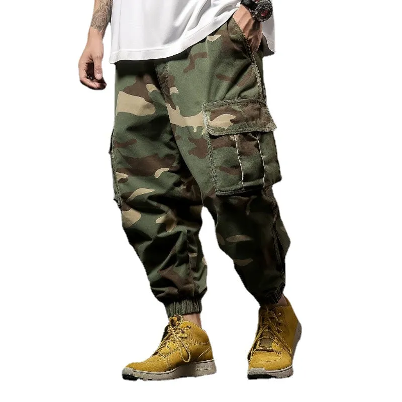 Men's Baggy Camo Multiple Pockets Cargo Pants