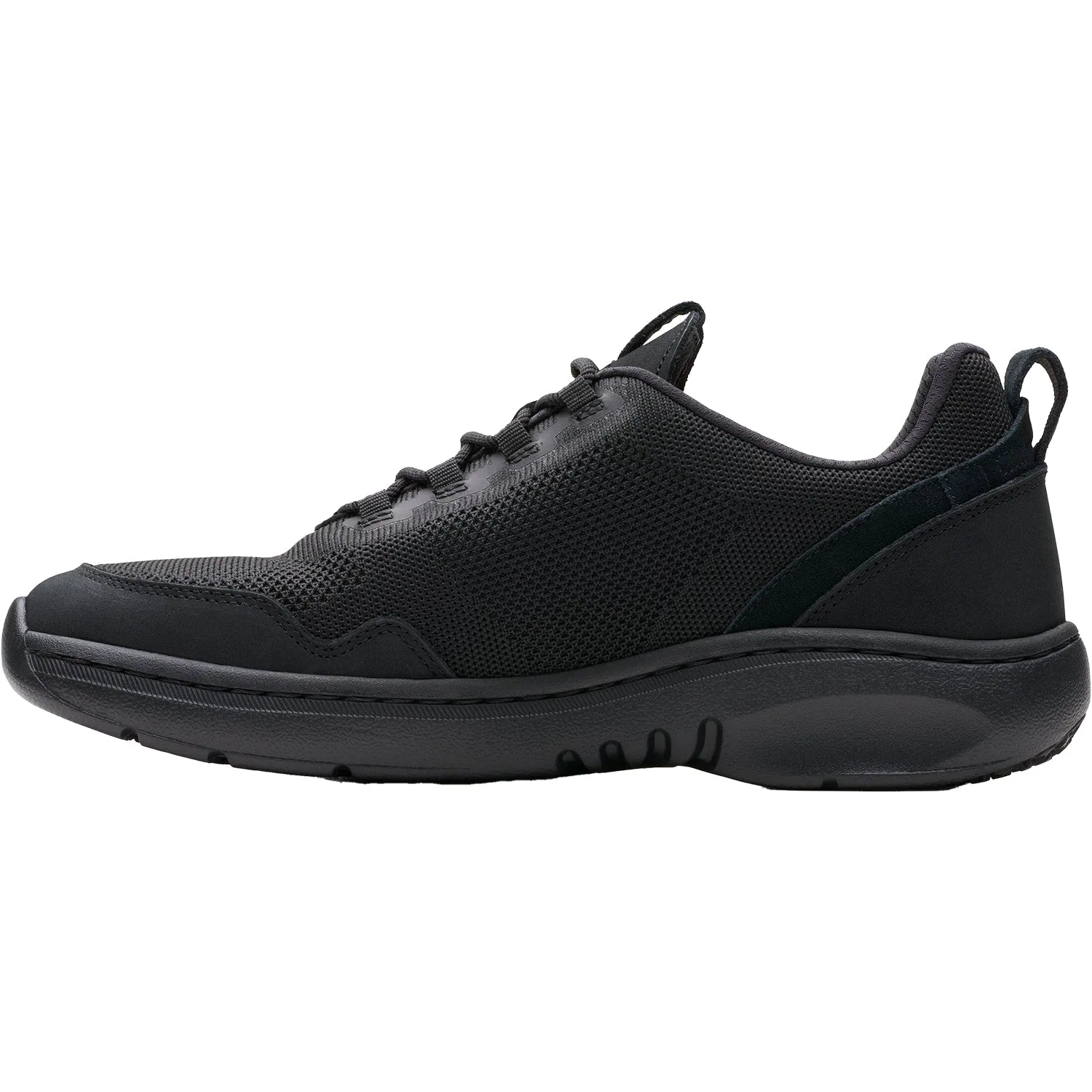 Men's Clarks Pro Knit SR Black Mesh