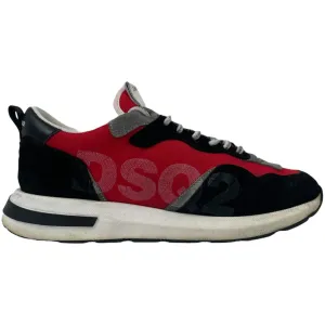 Men's Dsq Logo Low Trainers Red Size EU 40.5 / UK 6.5