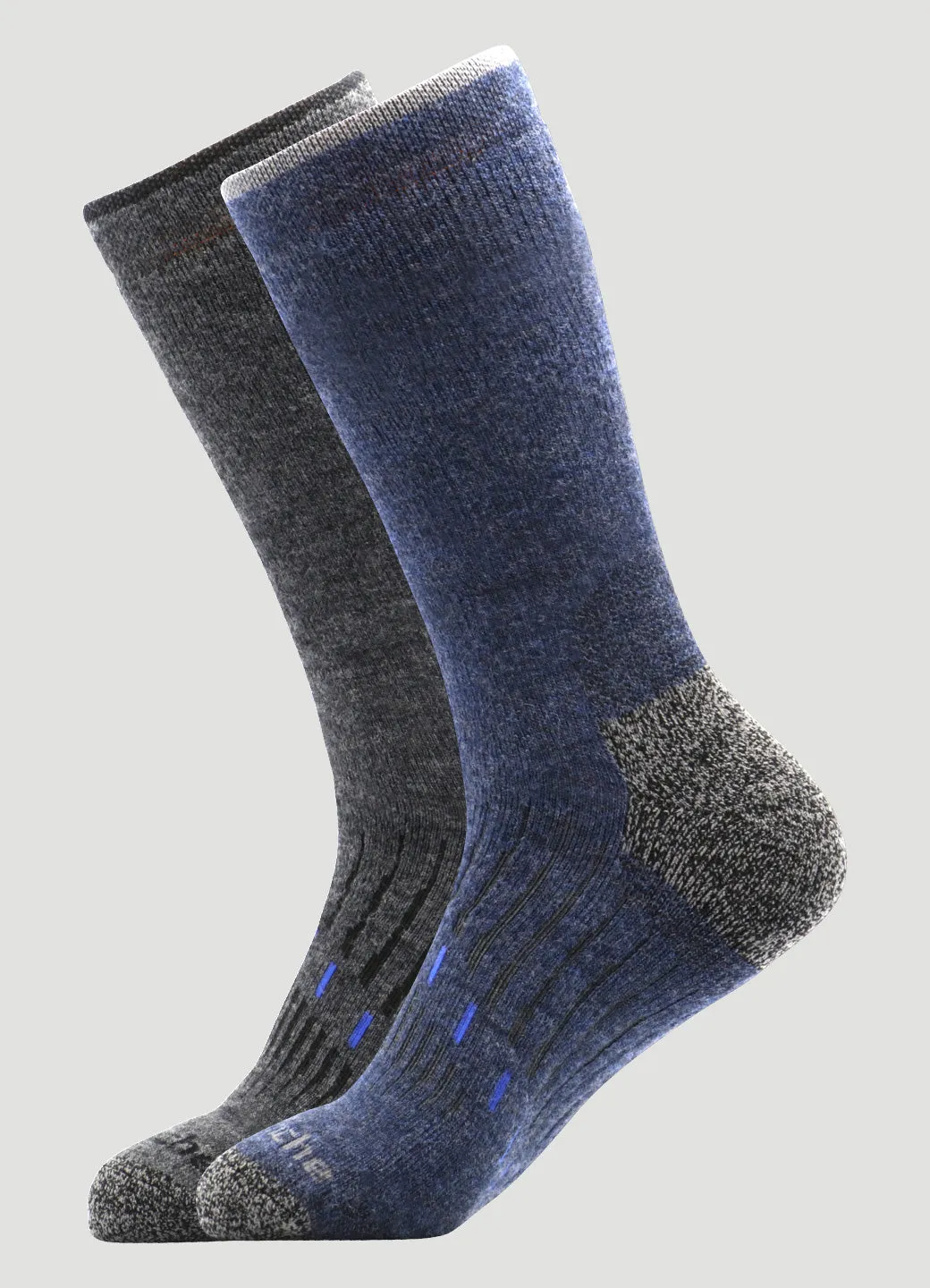 Men's Quick Dry Merino Crew Socks 2-Pack