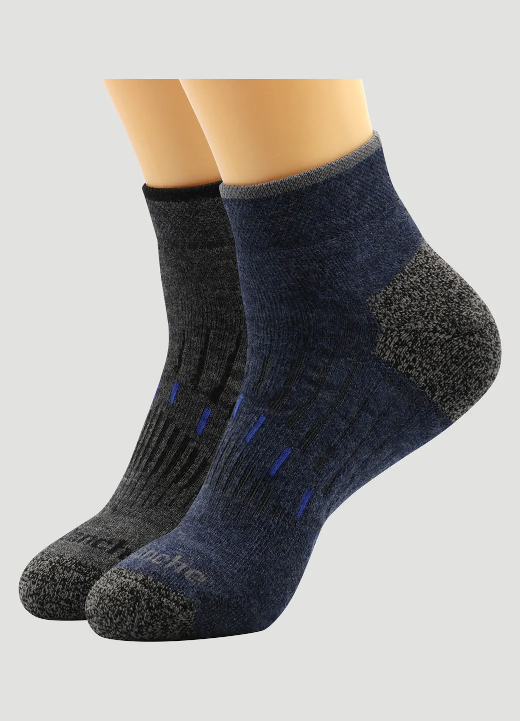 Men's Quick Dry Merino Low Cut Socks 2-Pack