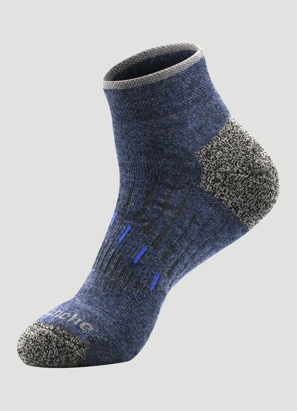 Men's Quick Dry Merino Low Cut Socks 2-Pack