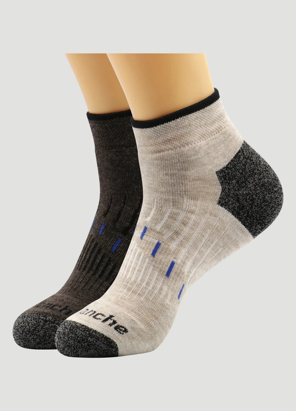 Men's Quick Dry Merino Low Cut Socks 2-Pack