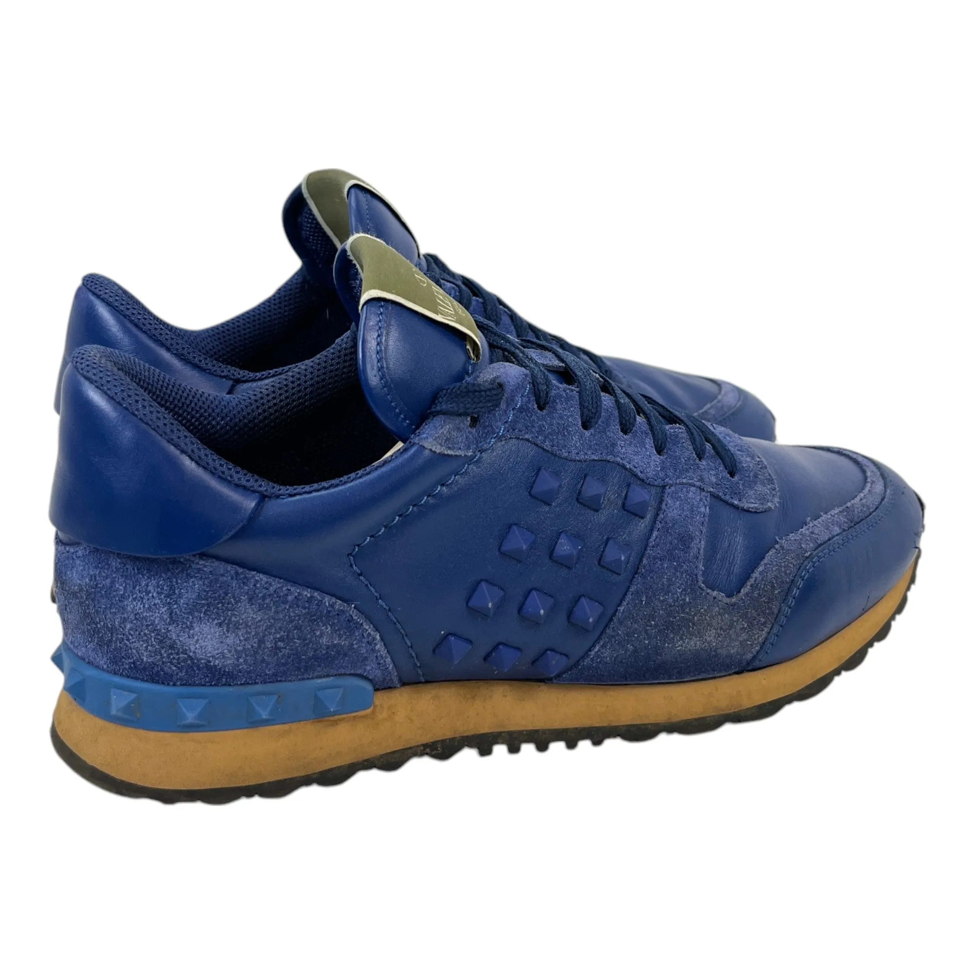 Men's Rockstud Low Trainers Blue Size EU 41 / UK 7