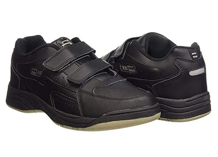 Mens Wide Fit Dek Arizona Trainers black and white