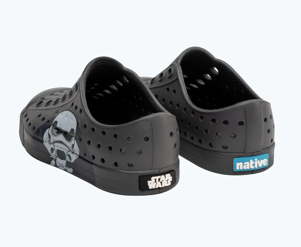 Native Shoes Dublin Gray/Darth BFF Jefferson Star Wars™ Block Shoe