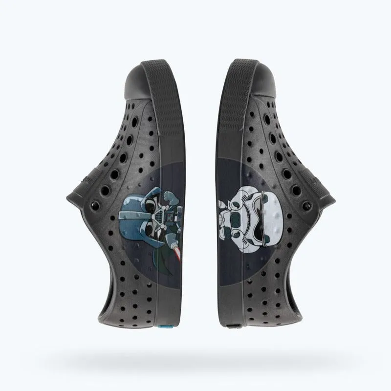 Native Shoes Dublin Gray/Darth BFF Jefferson Star Wars™ Block Shoe