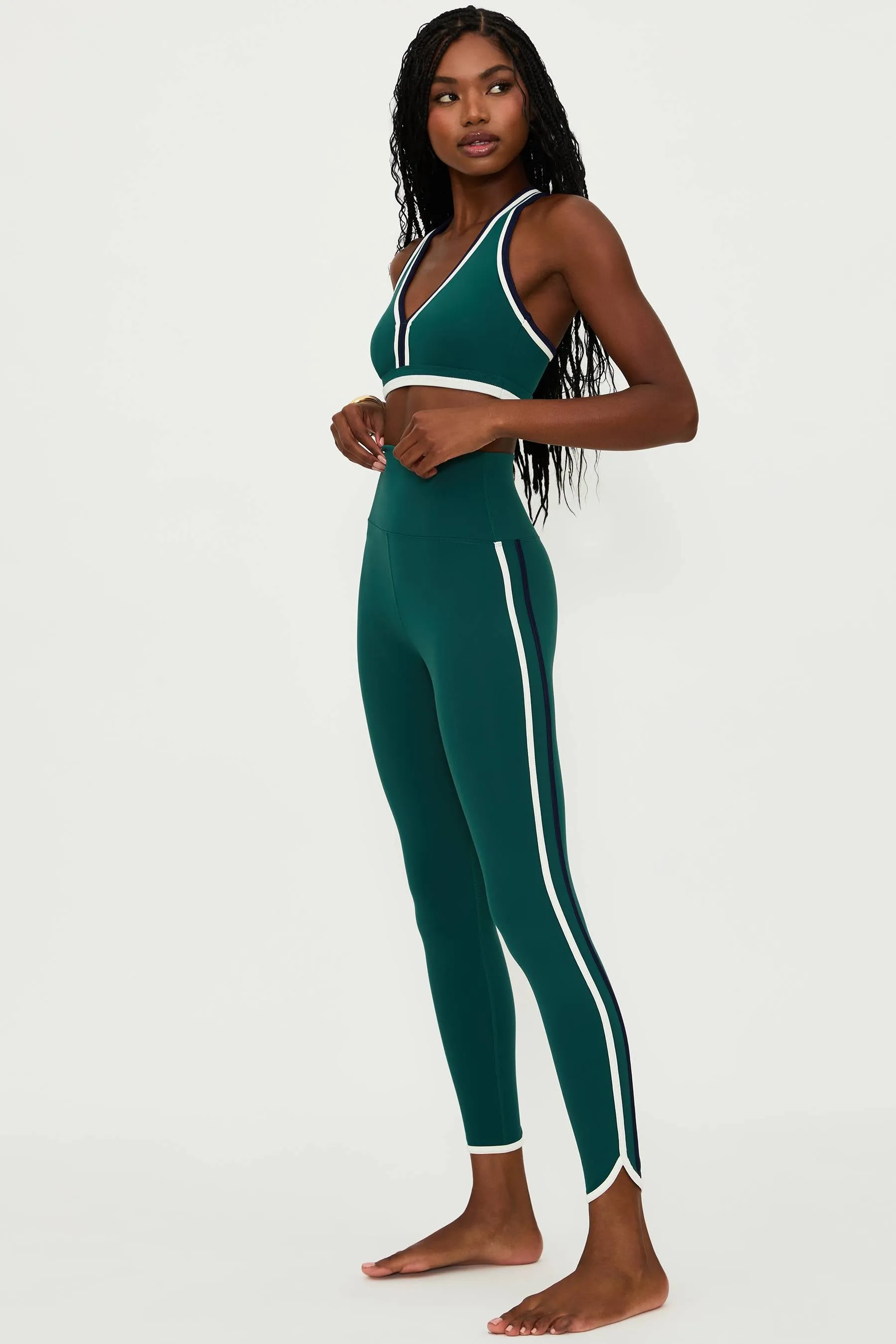 Nella Legging Pine Green Colorblock