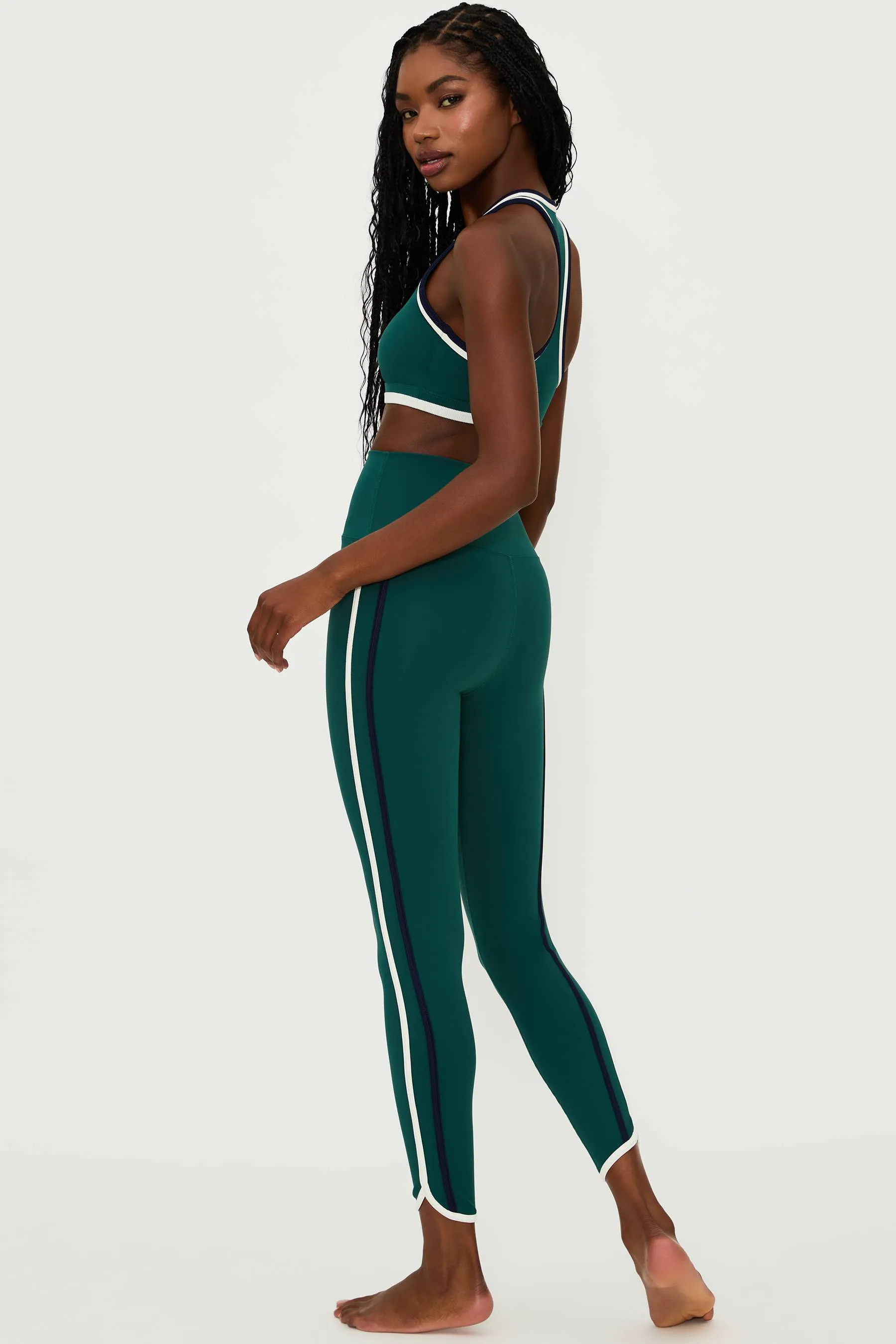 Nella Legging Pine Green Colorblock