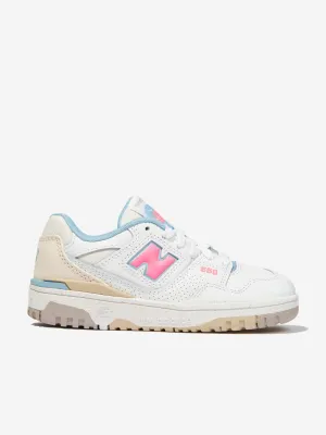 New Balance Girls B550 Trainers in White