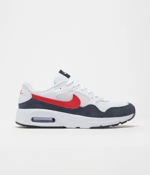 Nike Air Max SC Shoes - White / University Red - Obsidian