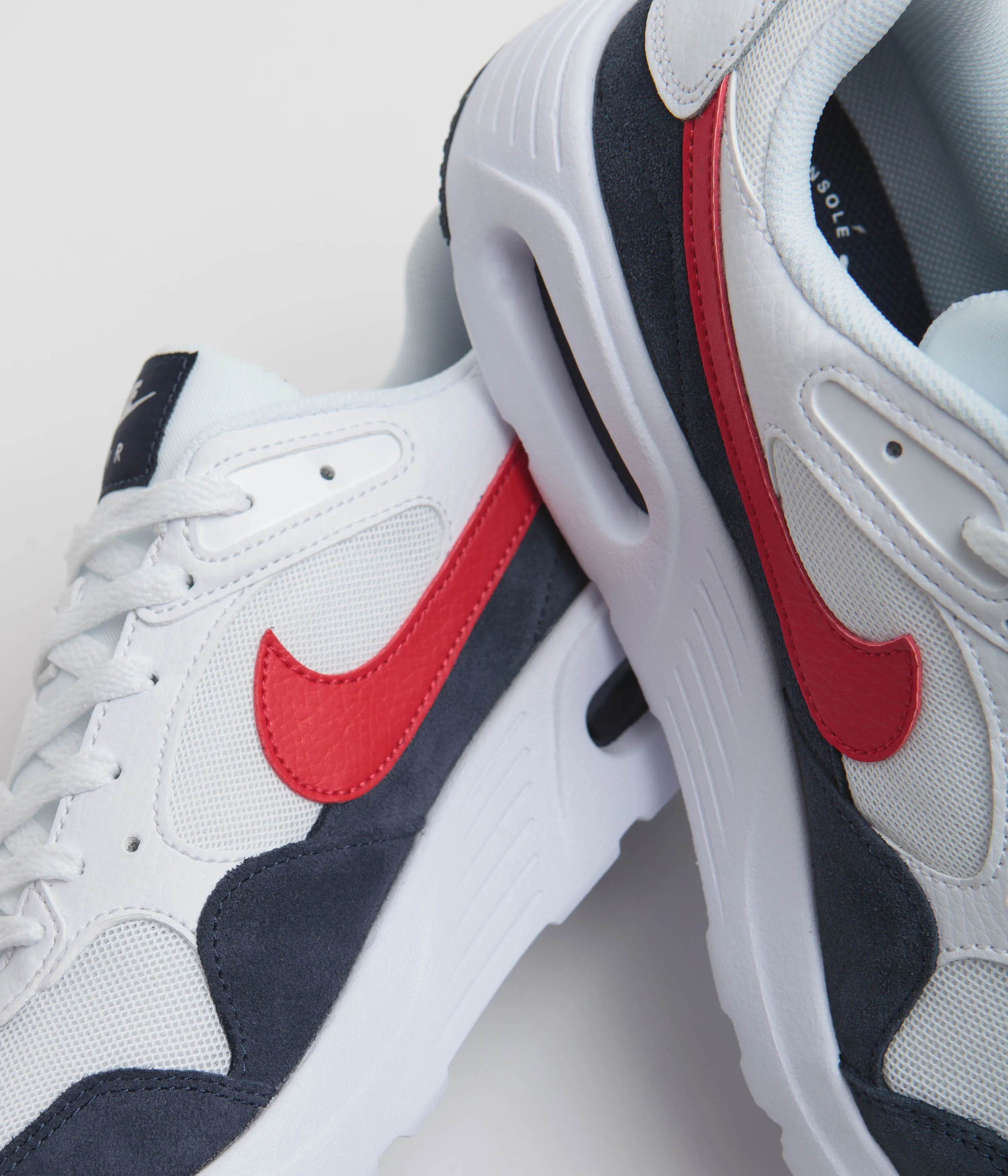 Nike Air Max SC Shoes - White / University Red - Obsidian