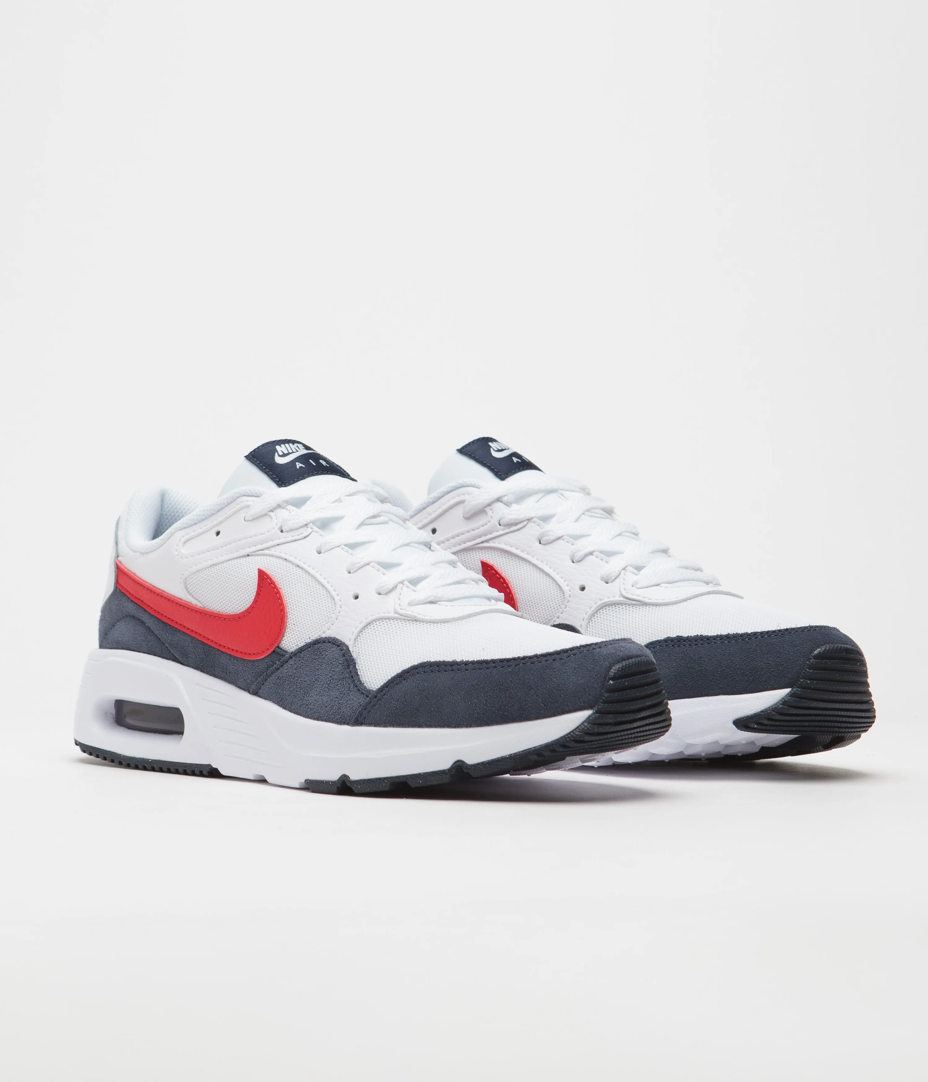 Nike Air Max SC Shoes - White / University Red - Obsidian