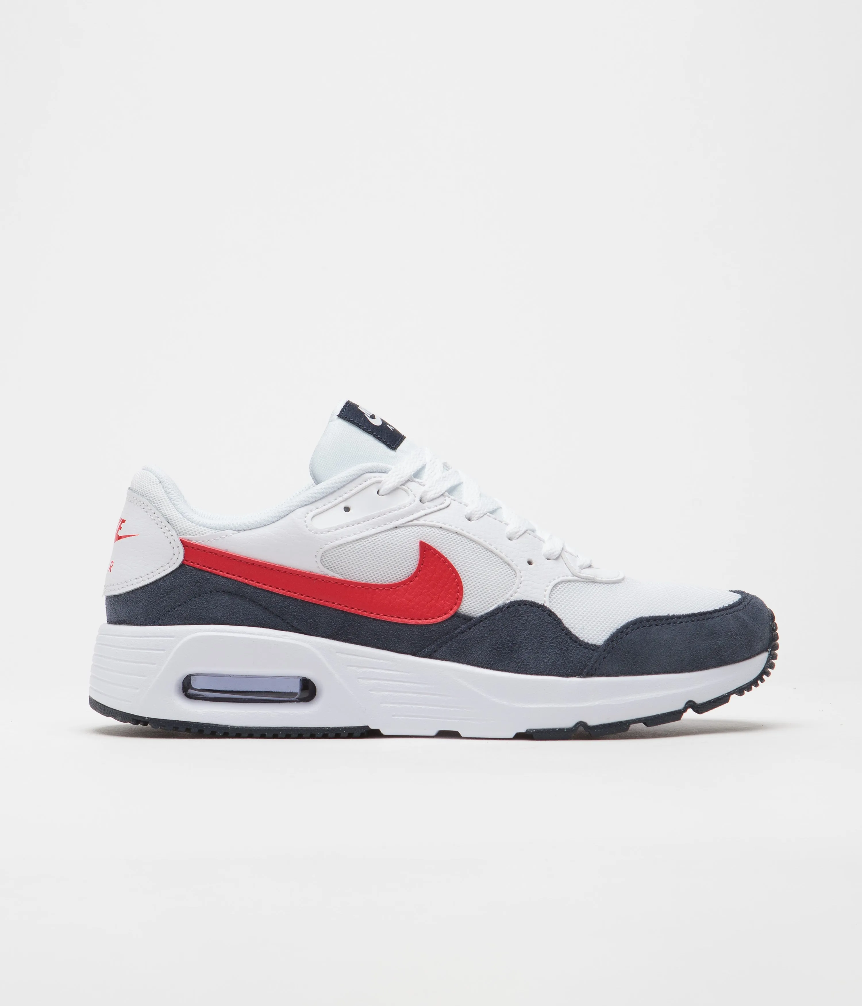 Nike Air Max SC Shoes - White / University Red - Obsidian