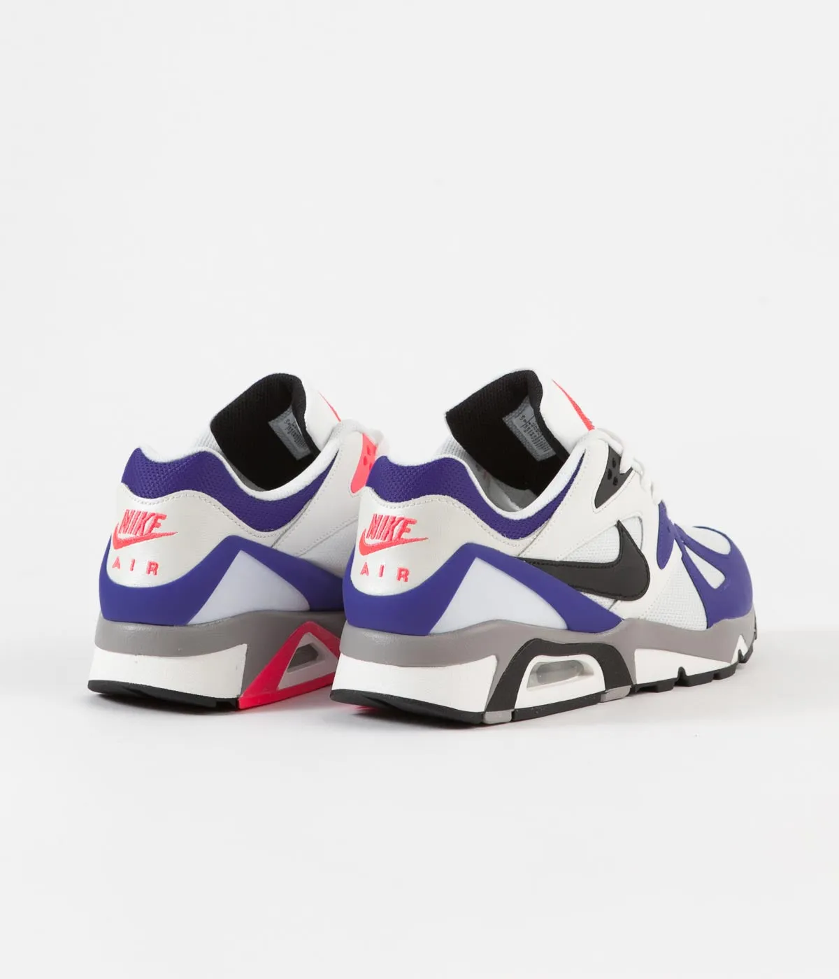 Nike Air Structure Shoes - Metallic Summit White / Black - Persian Violet