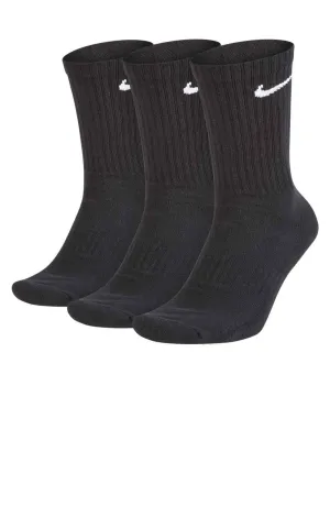 Nike Everyday Cushioned Crew Sock 3 Pairs Black