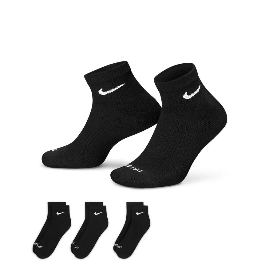 Nike Everyday Plus Cushioned Training Ankle Socks (3 Pairs)