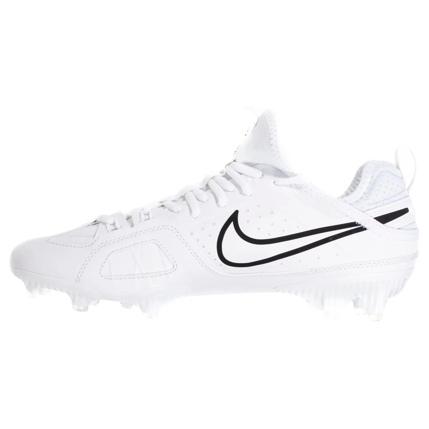 Nike Huarache 9 Varsity Lax White/Black Lacrosse Cleats