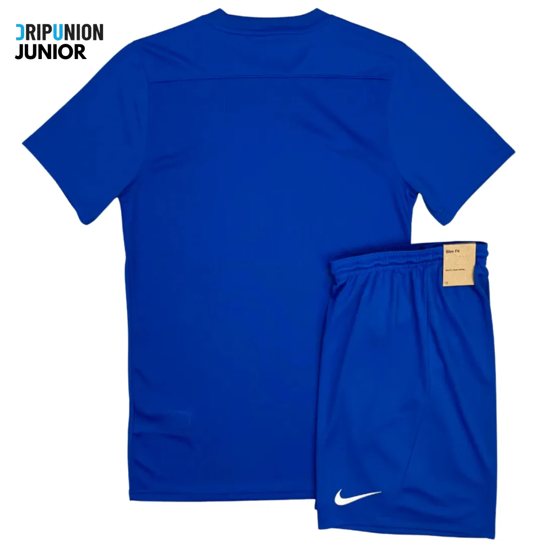 Nike Junior Dri-Fit Tshirt / Shorts Set - Royal Blue