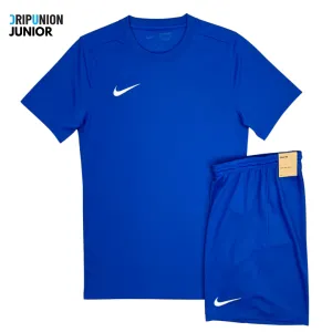 Nike Junior Dri-Fit Tshirt / Shorts Set - Royal Blue