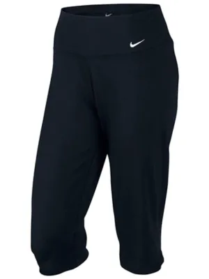 Nike Legend 2.0 WOMEN's Black Dri-Fit Performance Regular Fit Capri Pants (XS)