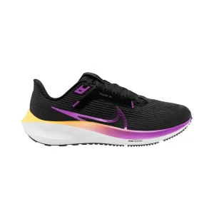 Nike | Women's Pegasus 40 Road Running Shoes - Black/Hyper Violet