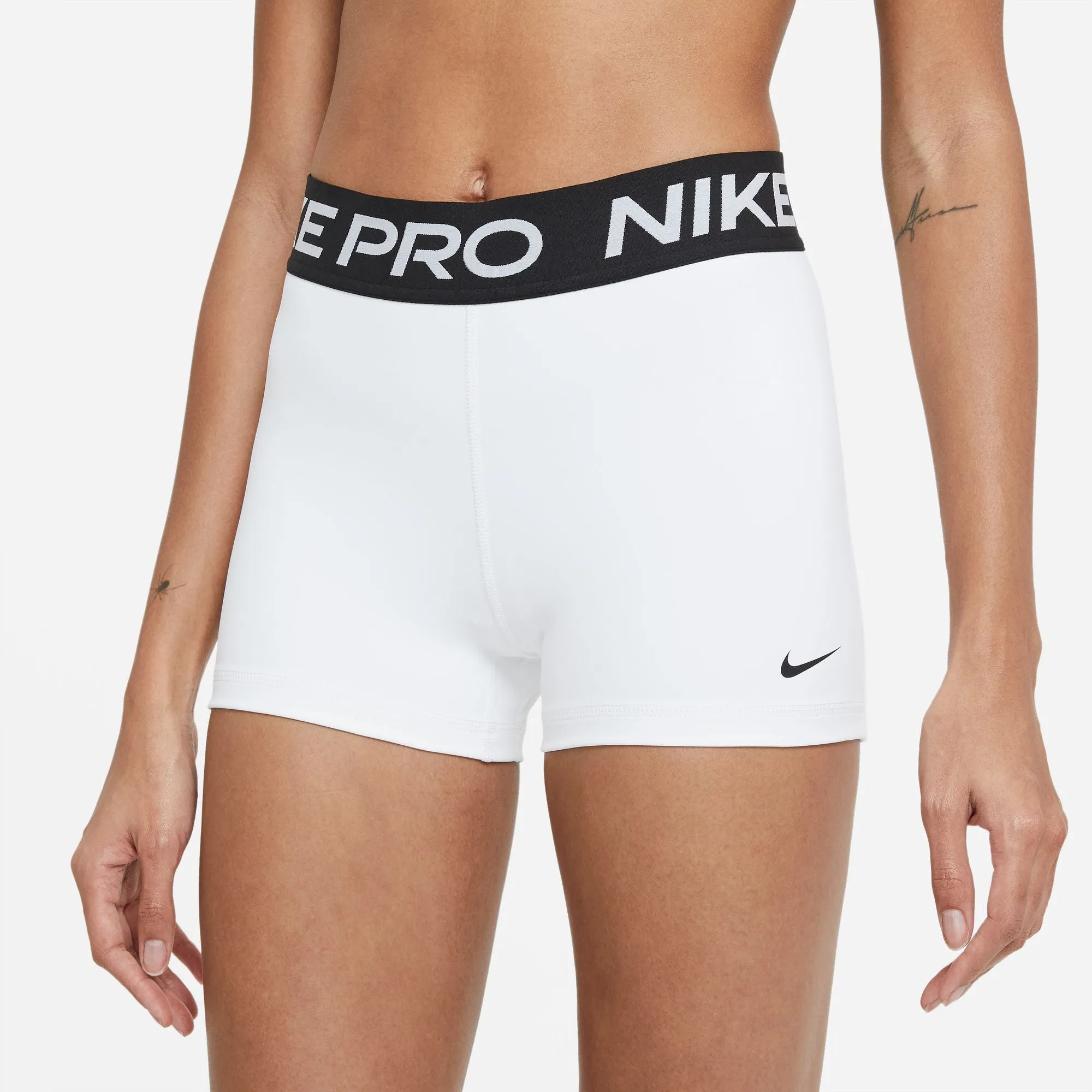 Nike Women's Pro 365 3 Inch Short White / Black