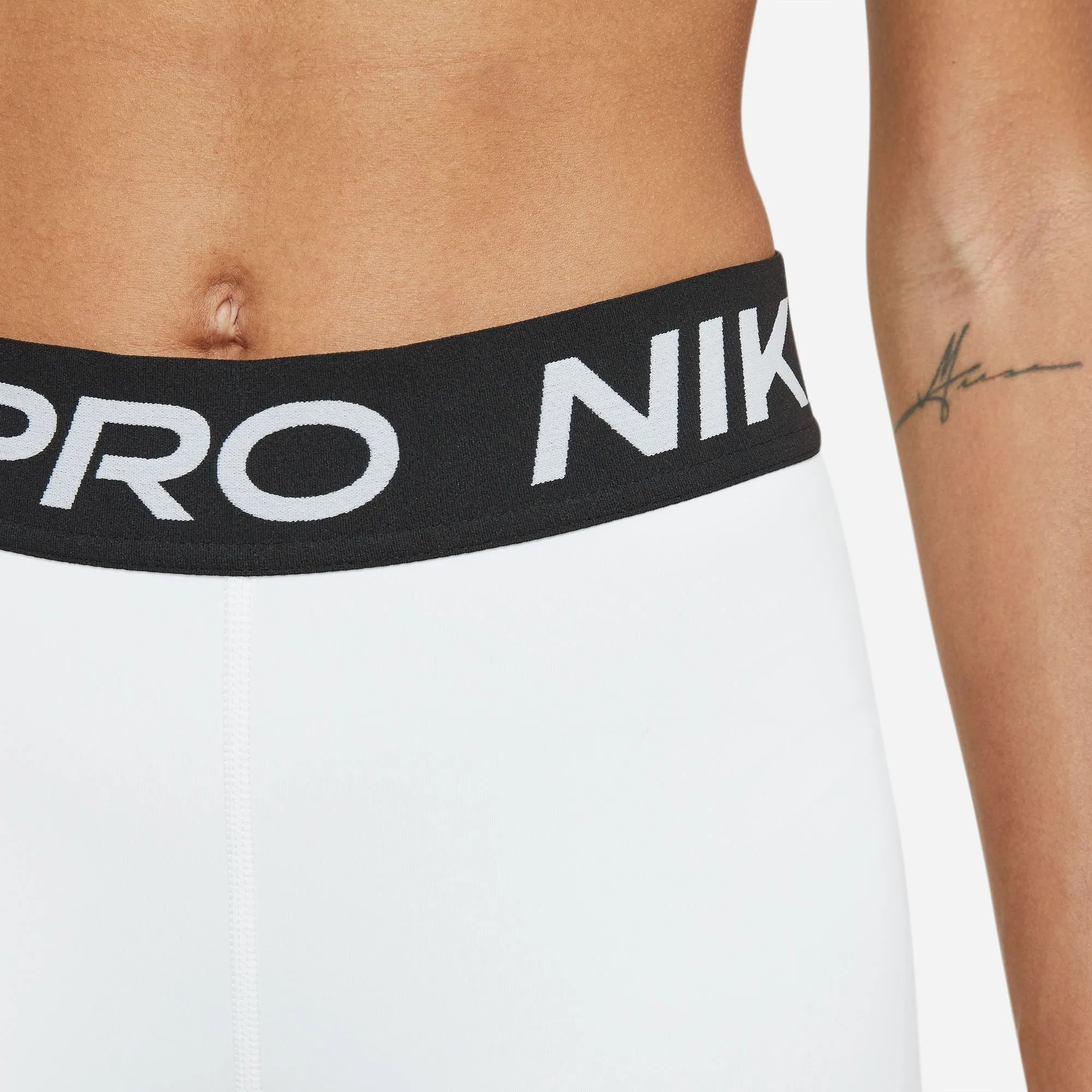 Nike Women's Pro 365 3 Inch Short White / Black