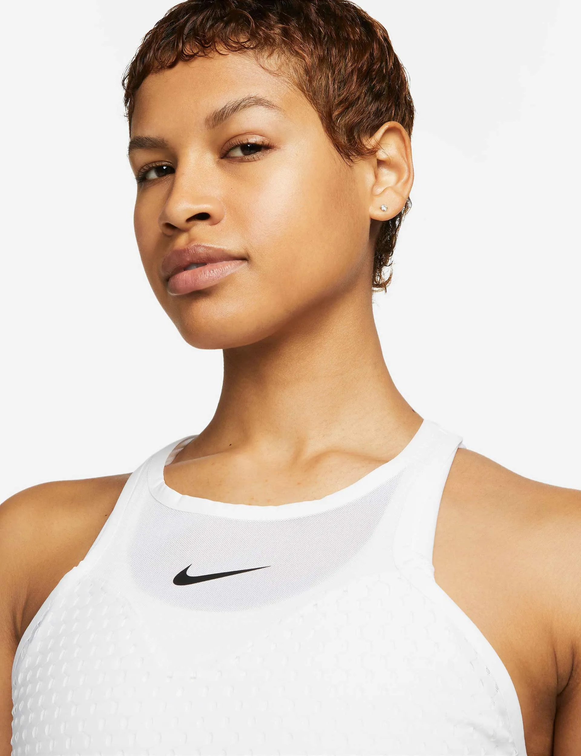 NikeCourt Dri-FIT Slam Tank - White/Black