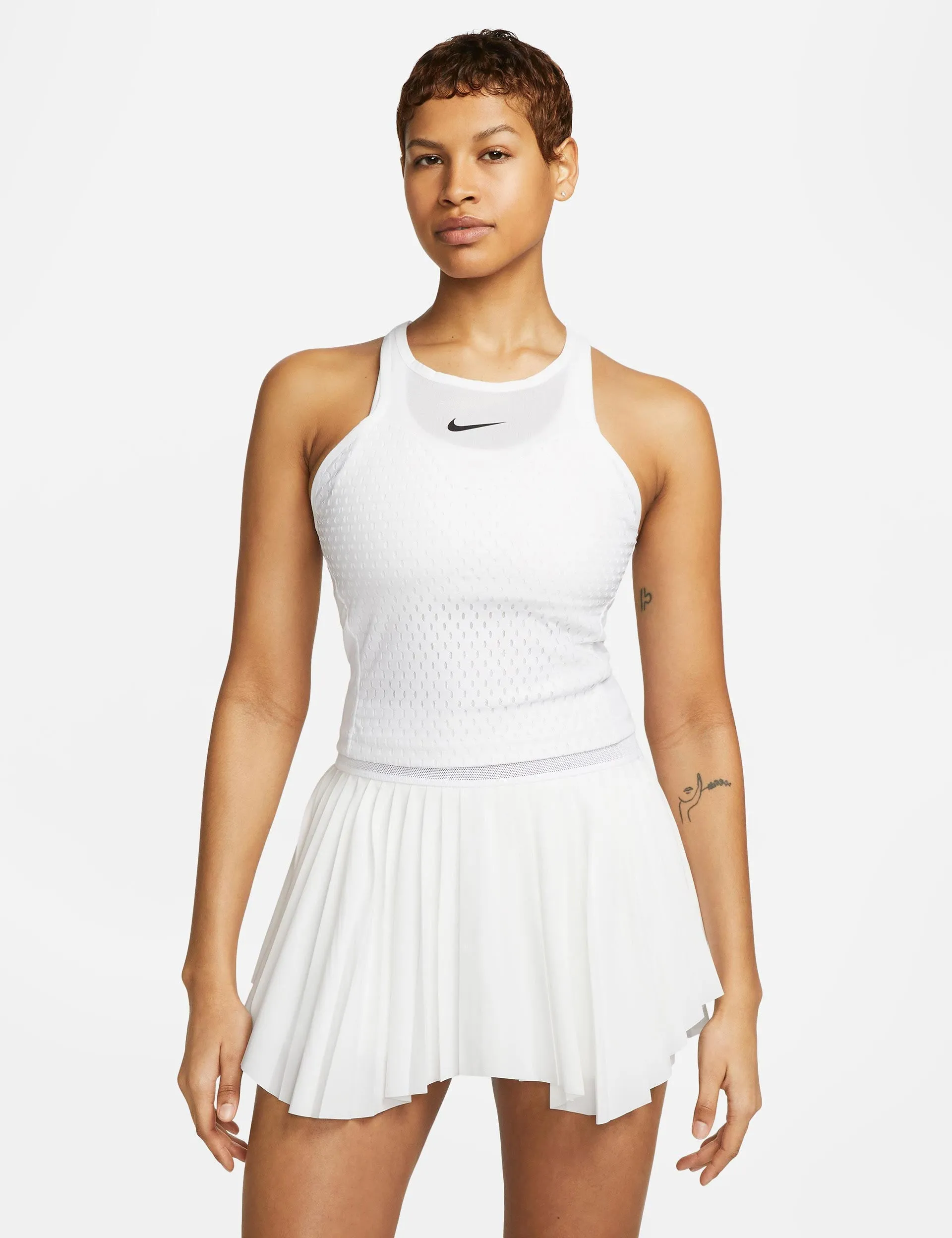 NikeCourt Dri-FIT Slam Tank - White/Black