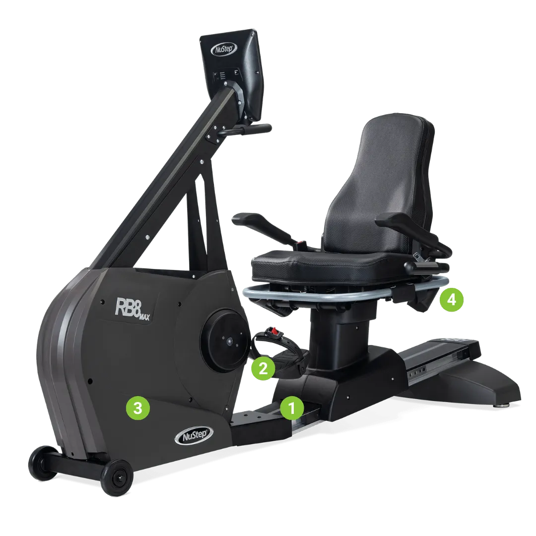 NuStep RB8Pro Recumbent Bike New