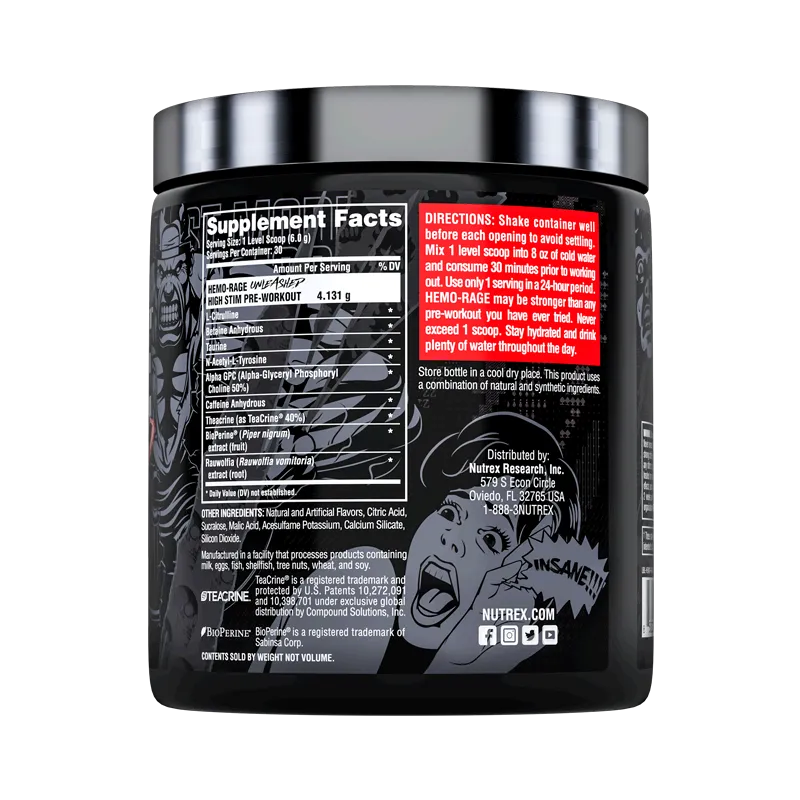 Nutrex Research Hemo-Rage Unleashed