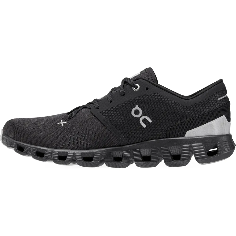 On Cloud Men's Cloud X3 Running Shoes- Black