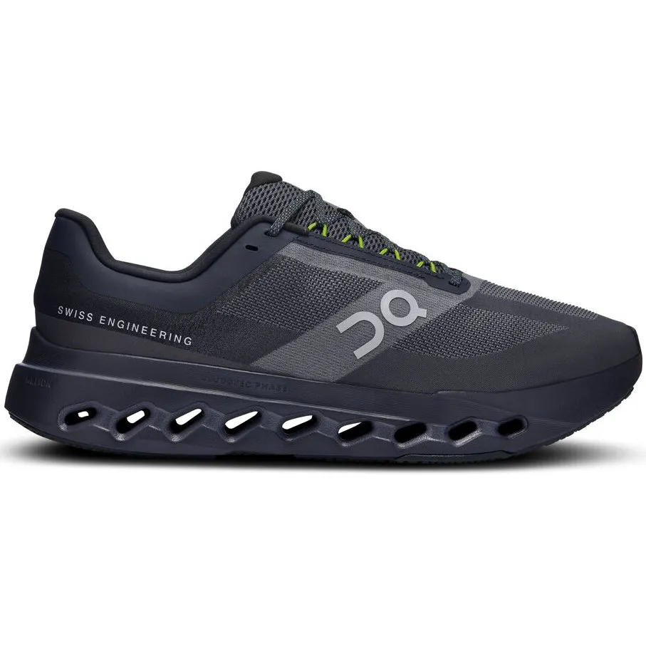 On Men's Cloudsurfer Next Running Shoes Black / Iron