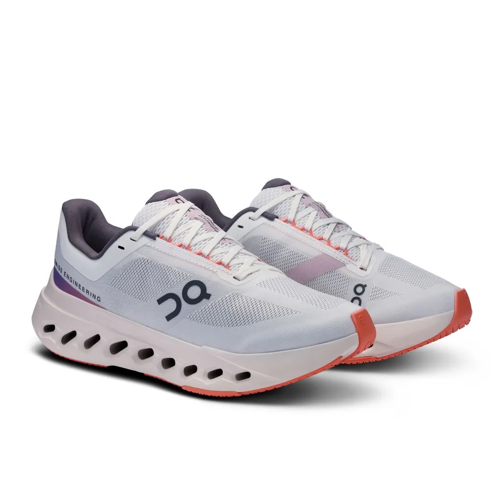 On Women's Cloudsurfer Next Running Shoes White / Flame