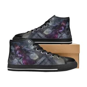 Overwatch Shoes , Overwatch Widowmaker Shoes High Top Sneakers for Kids and Adults