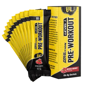 Pack Nutrition Level 1 Pre-Workout 10 Serve *Gift*